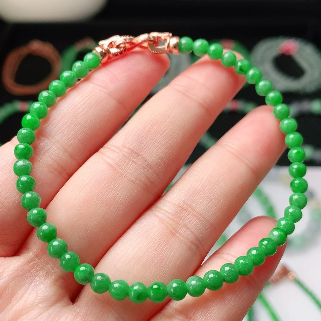 翡翠未镶嵌手链翡翠