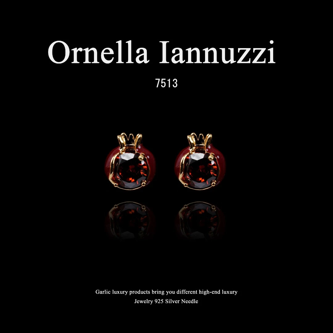 镀K金 Ornella Iannuzzi耳饰~7513