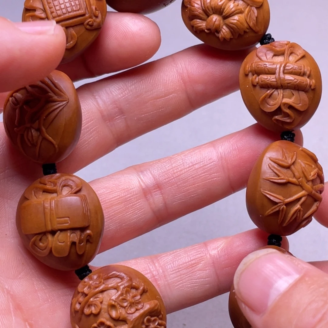 橄榄核手串/手链2.0铁核双面雅韵