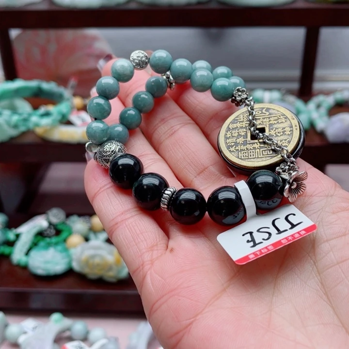 翡翠未镶嵌手链手串