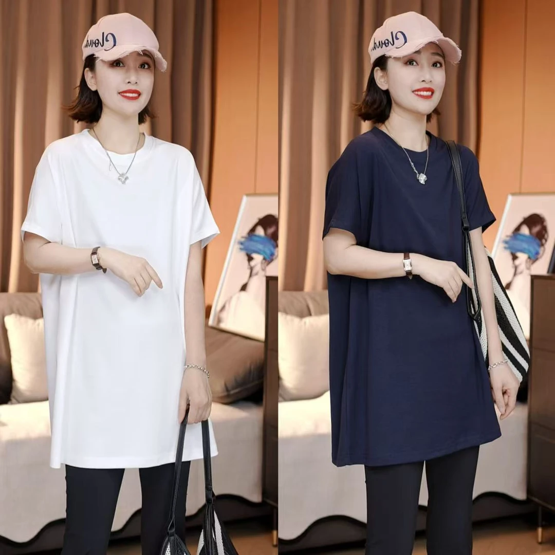 夏季新款 韩系千金风宽松小飞袖斗篷T恤气质显瘦宽松遮肉短袖上衣