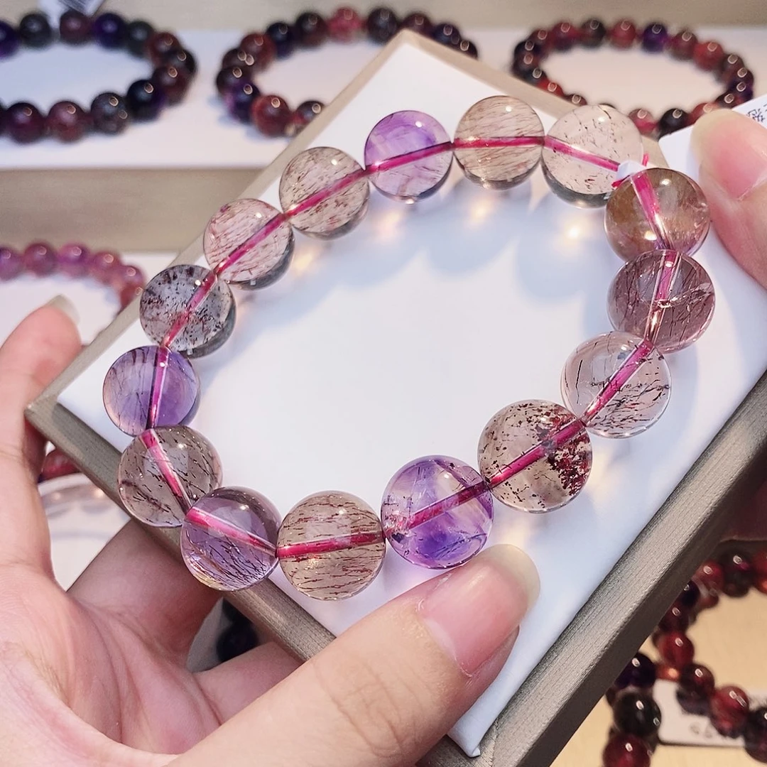 未镶嵌水晶手链彩超14+