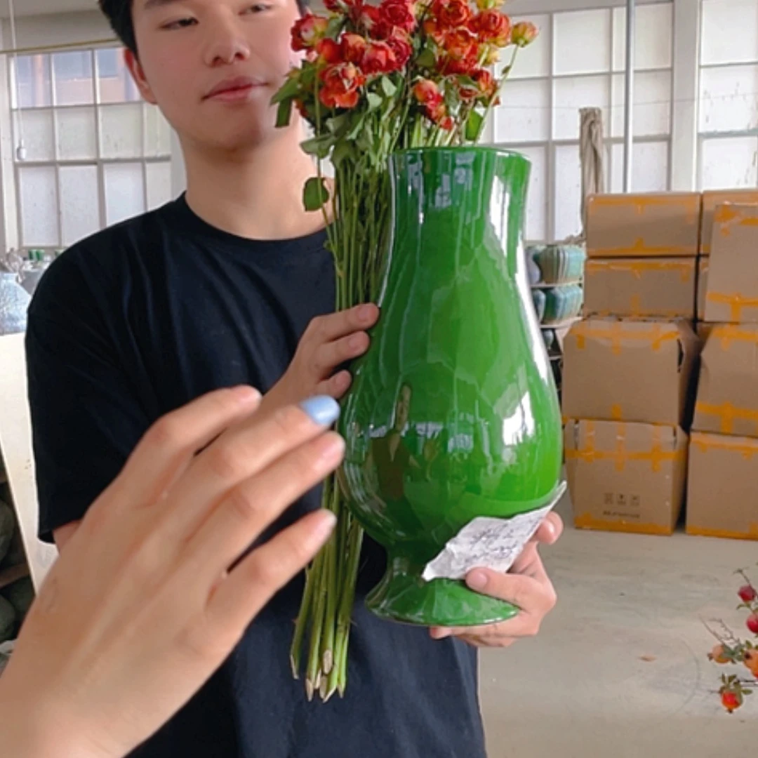 【闪购商品】摆件景德镇市陶瓷大蚊香杯高35口11
