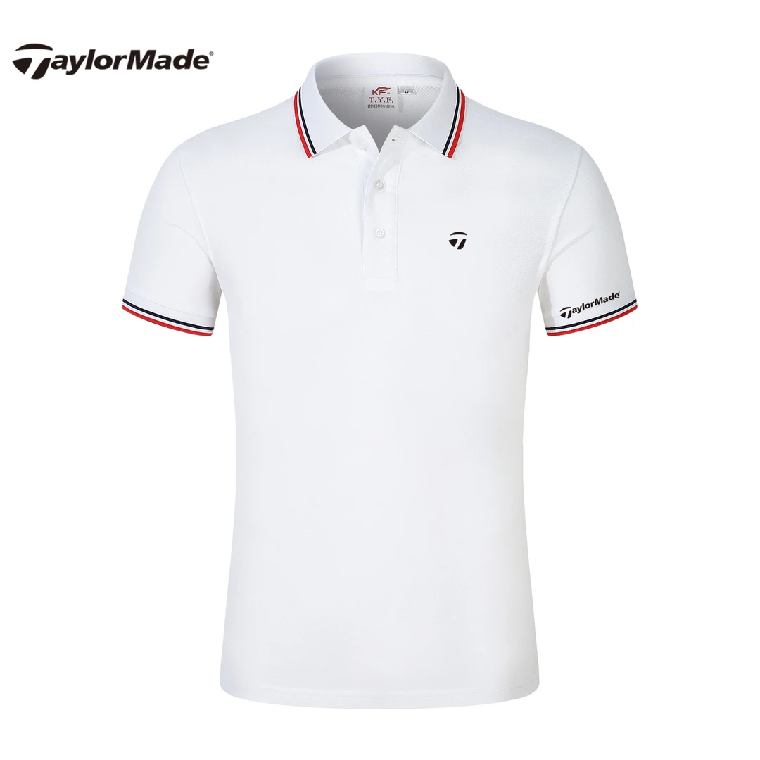 TaylorMade泰勒梅翻领短袖时尚休闲polo衫户外百搭上衣男款
