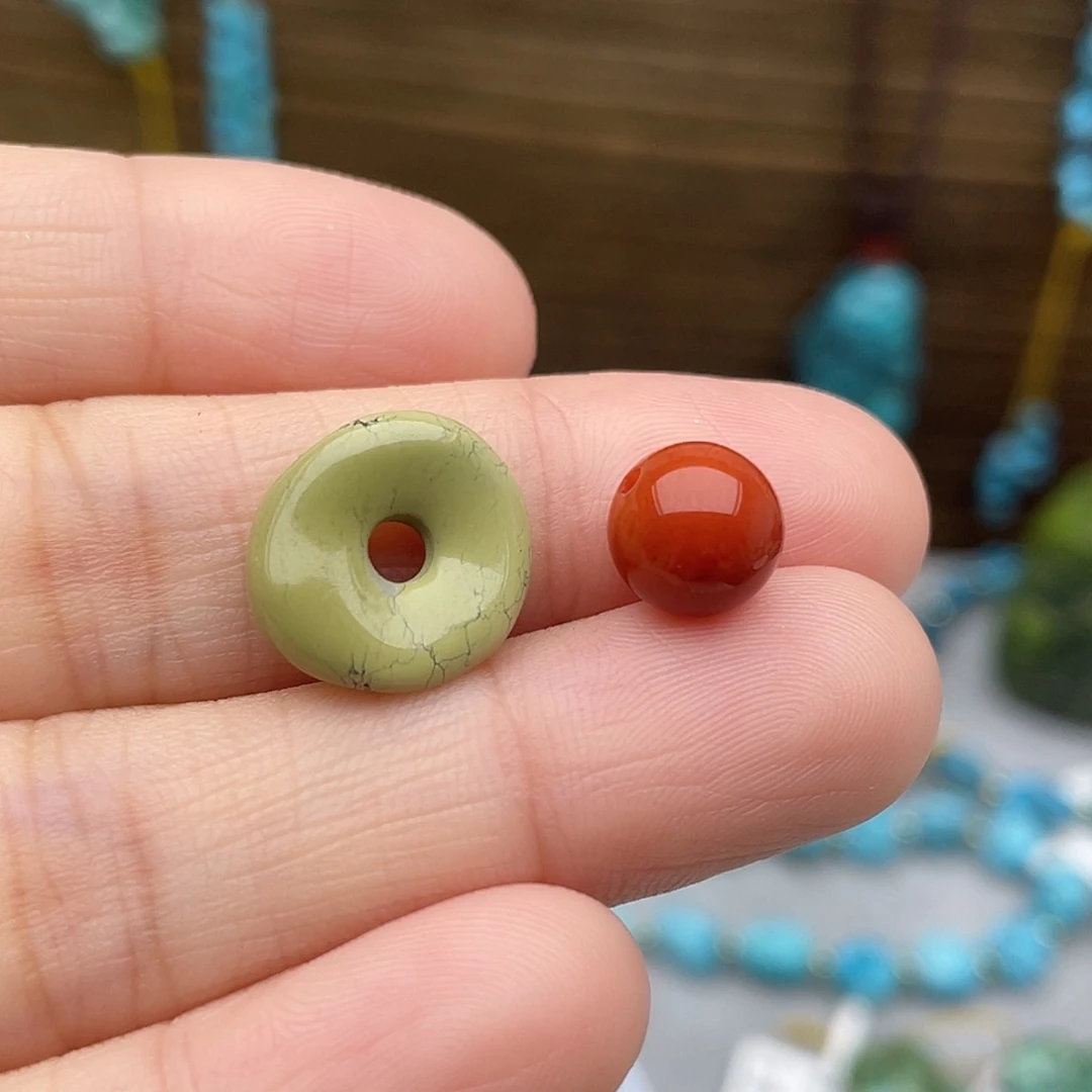 南红玛瑙未镶嵌面包圈