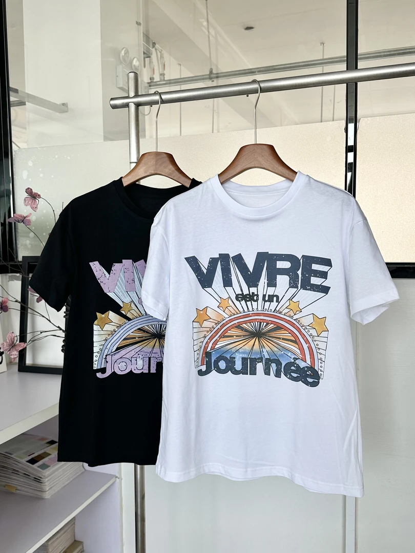 DAMEI-【摩天轮】ON家夏款印花短袖T恤宽松休闲