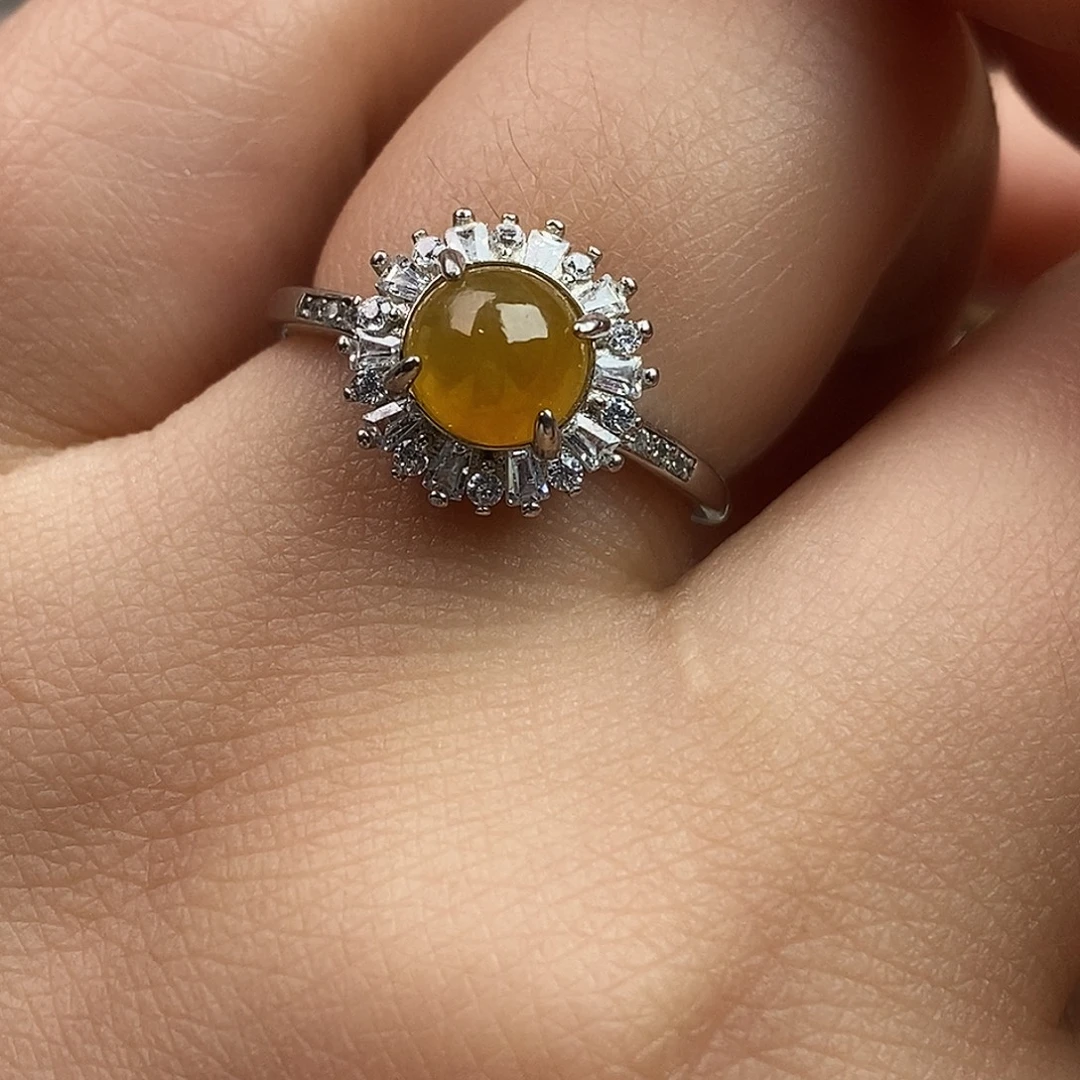 翡翠未镶嵌戒指翡翠