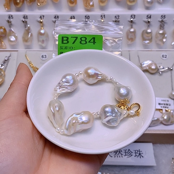 慢***满淡水珍珠未镶嵌颈饰