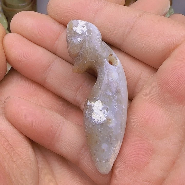 和田玉吊坠(不含链)未镶嵌妮**也