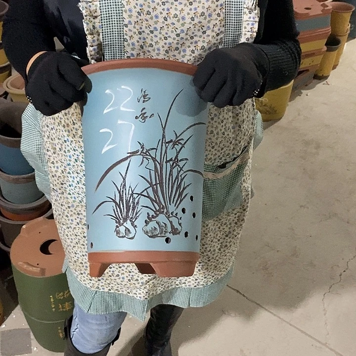 紫砂花盆紫砂花盆