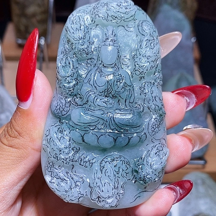 猎***哥定制翡翠未镶嵌翡翠