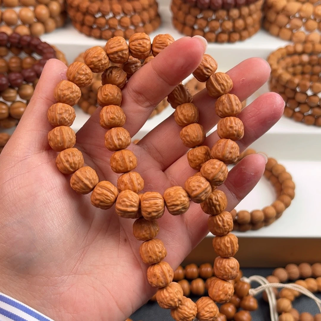 小****猴头核桃手串全品无暇蛤蟆头 手持 手串