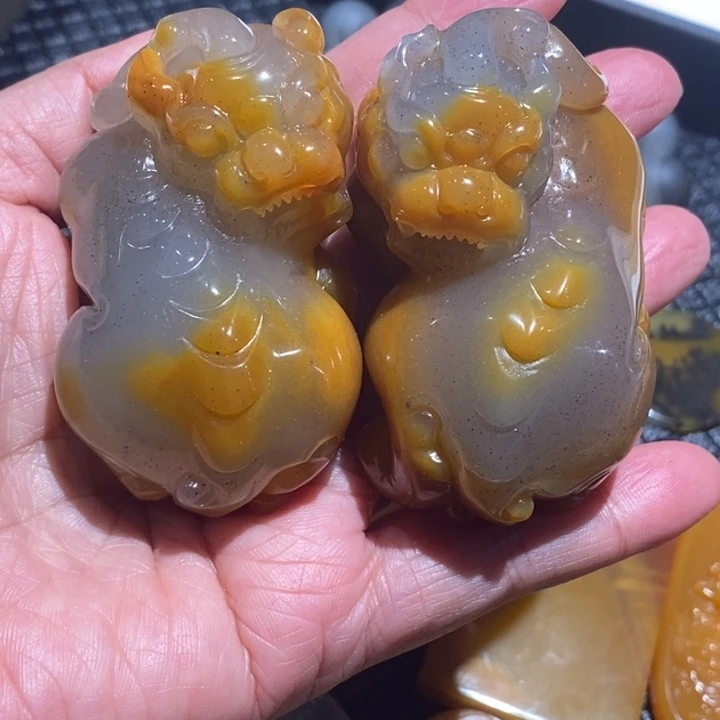 石英质玉（黄龙玉）未镶嵌手串