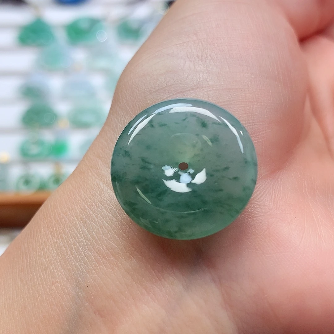 翡翠未镶嵌吊坠(不含链)23-6