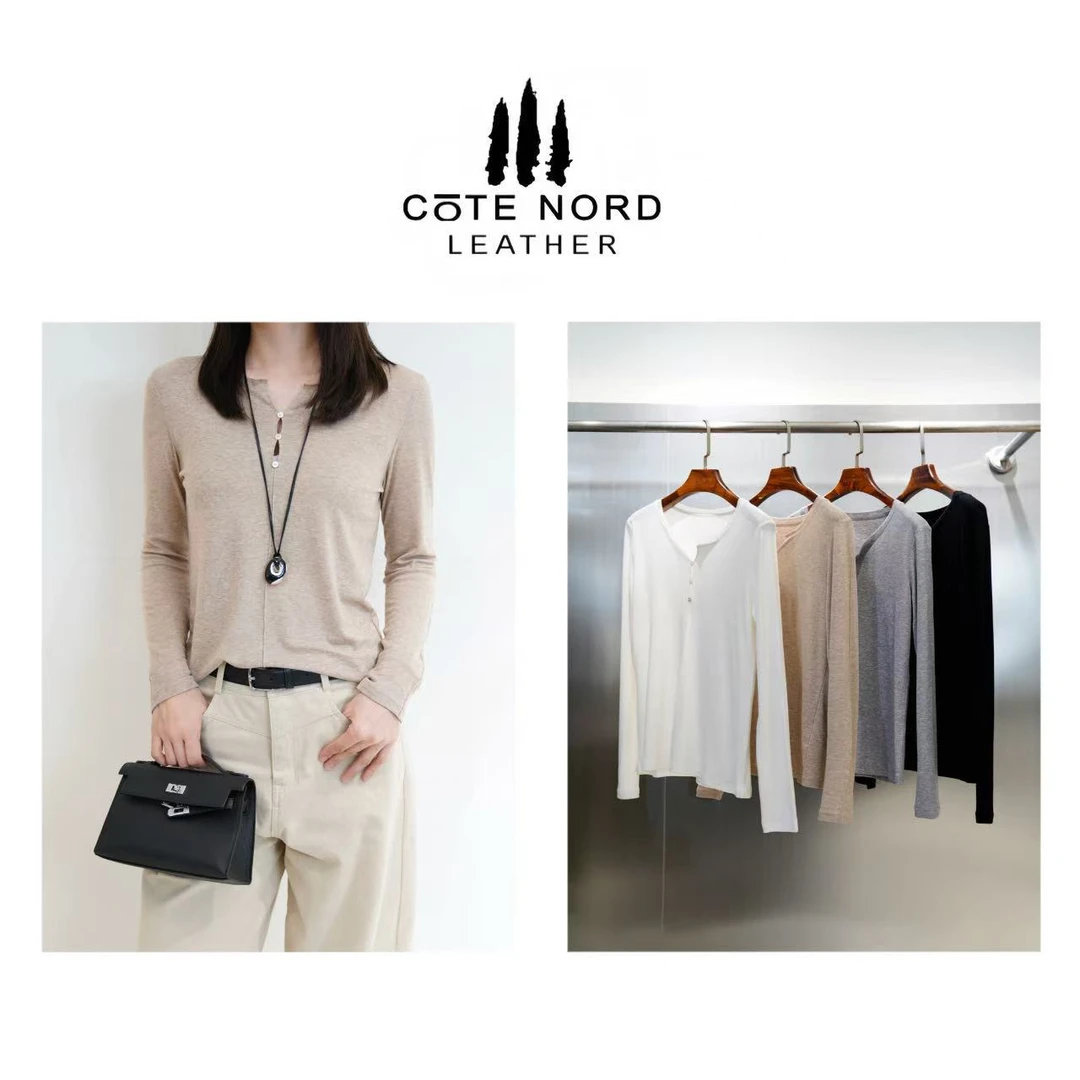 【小钱总】水滴领 百搭休闲内搭 QJH-2507