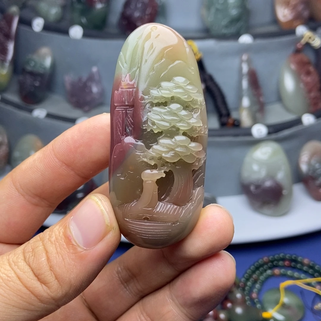玛瑙/玉髓未镶嵌颈饰