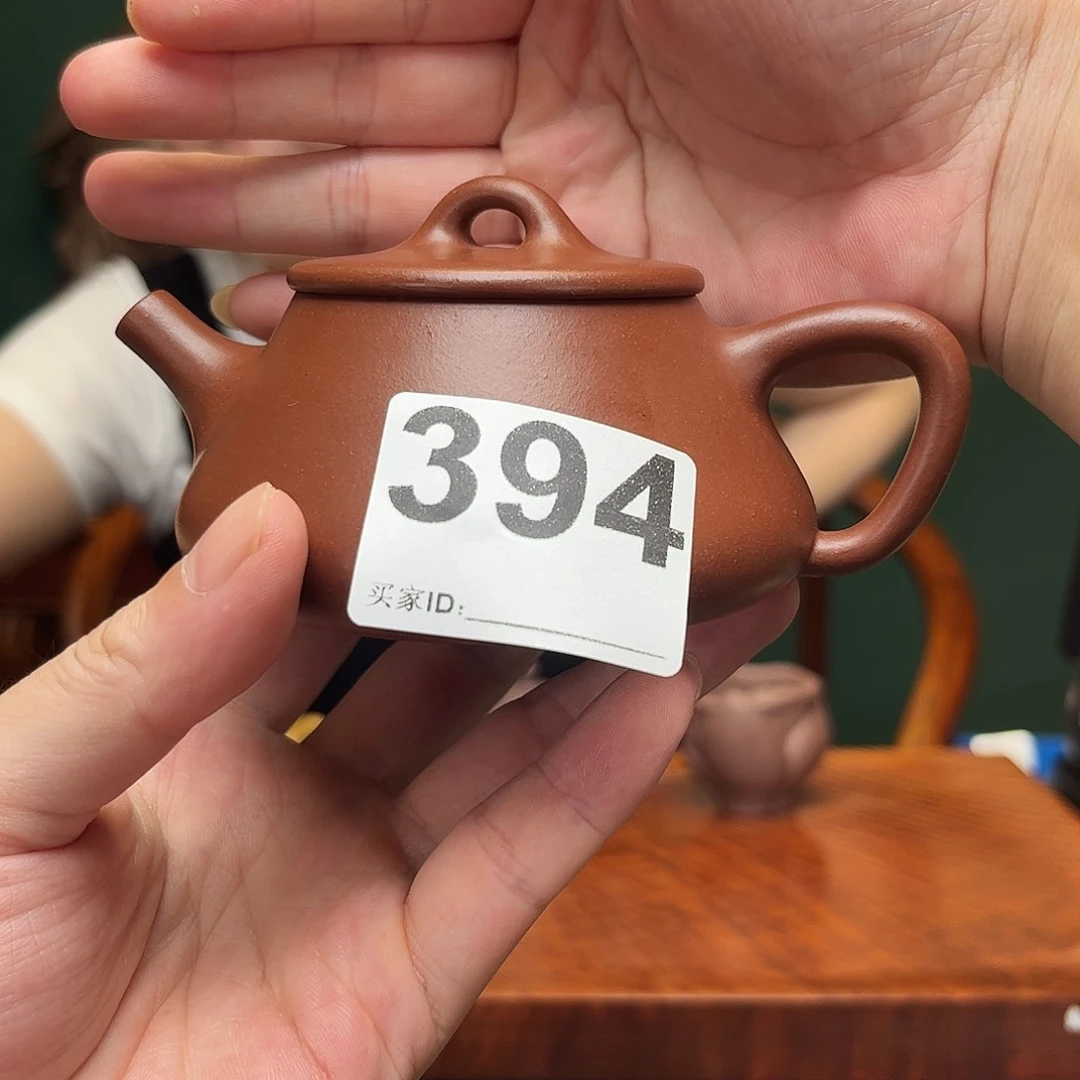 紫砂茶宠全手石瓢394