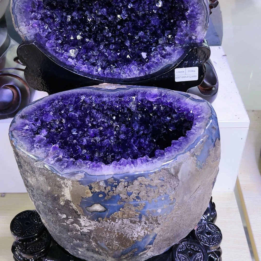 紫晶未镶嵌大型摆件（非配饰）