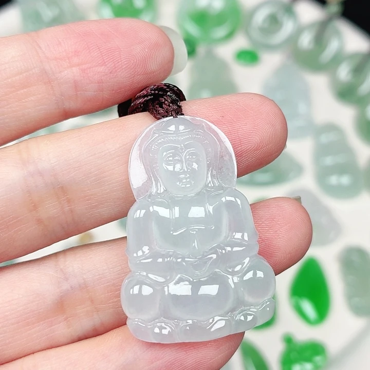 翡翠未镶嵌颈饰缅甸天然A货翡翠