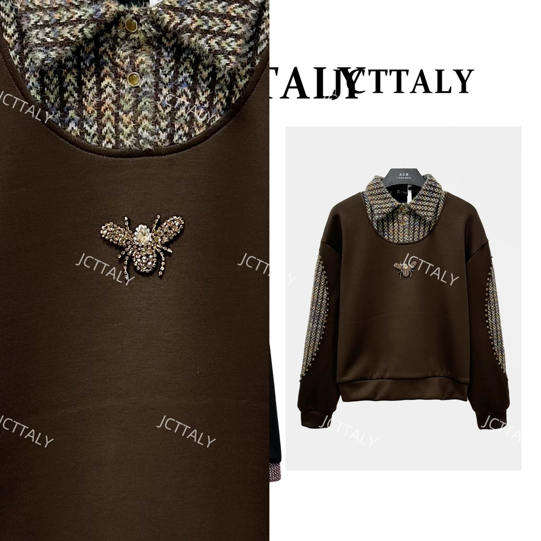 【Linda专属】【5】设计师款时尚休闲百搭复古女装卫衣NH-Q0810