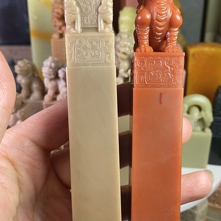 老***友青田石老挝石印章