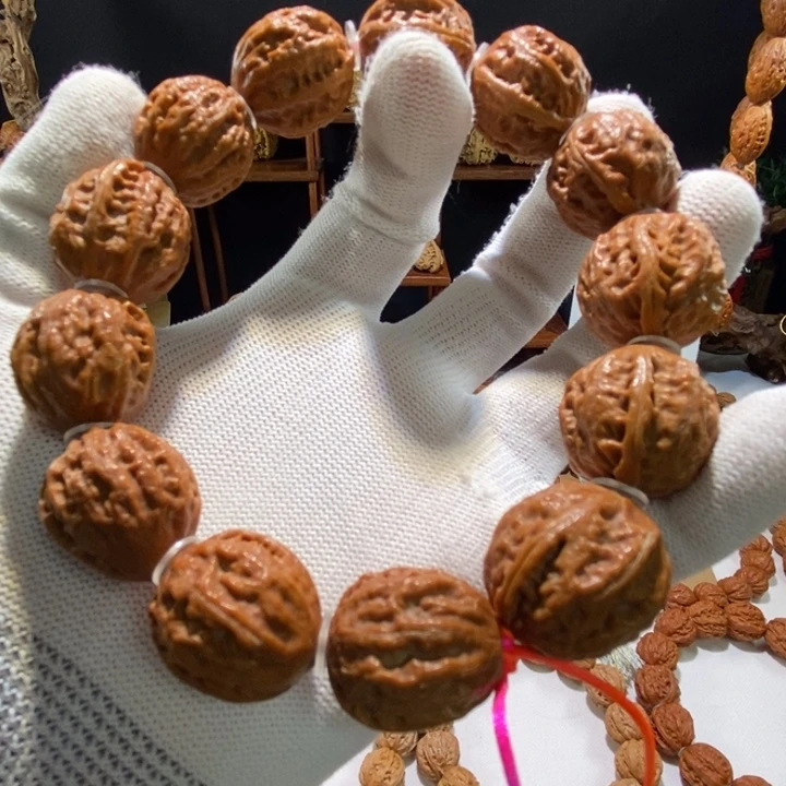 文玩核桃手串野生小核桃