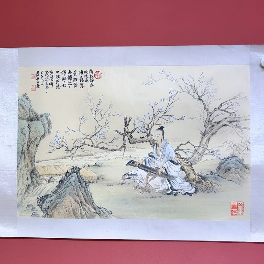 国画侯果山老师亲笔手绘作品朵