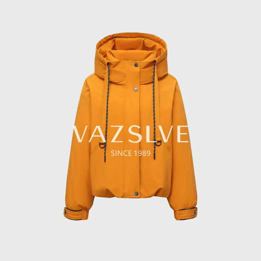 【VAZSLVE/全新奢品】羽航之家冬季新款时尚潮酷女短款羽绒服xb2525
