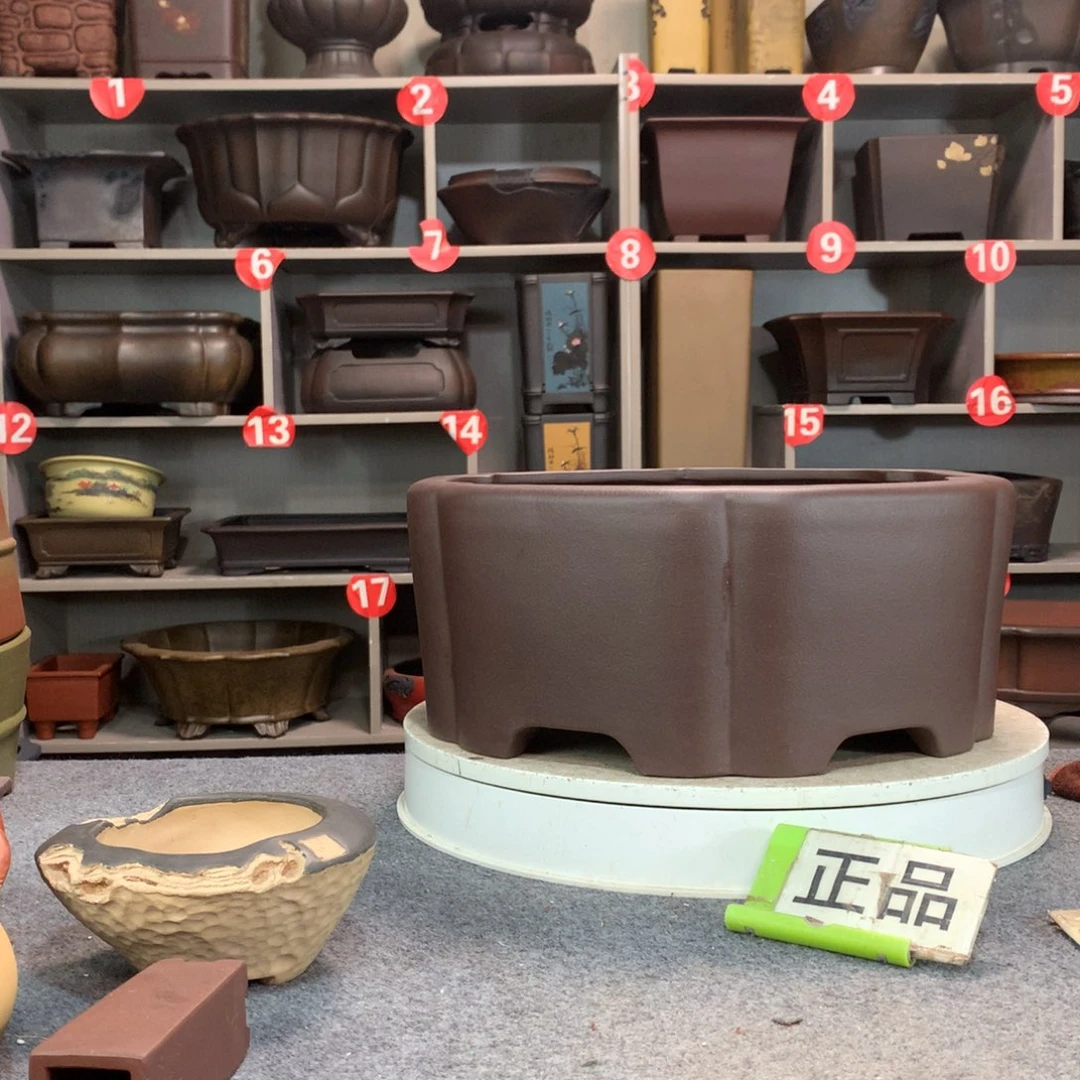 宜兴紫砂花盆精品