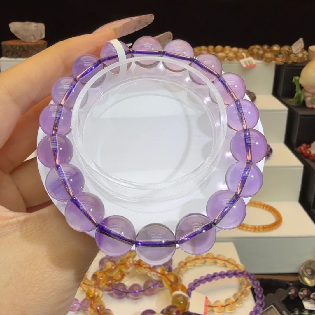 手链紫晶未镶嵌12mm