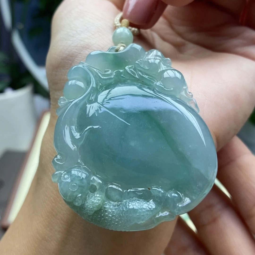 颈饰未镶嵌翡翠吊坠35