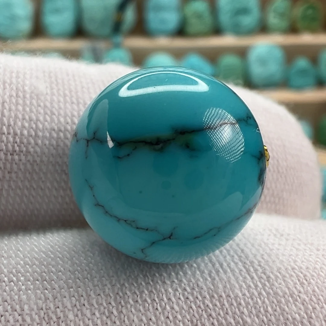 未镶嵌绿松石配饰14.1m m