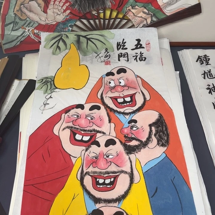 国画结缘纯手绘国画书法禅意作品