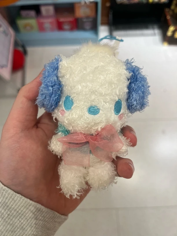 中古卷毛帕恰狗挂件