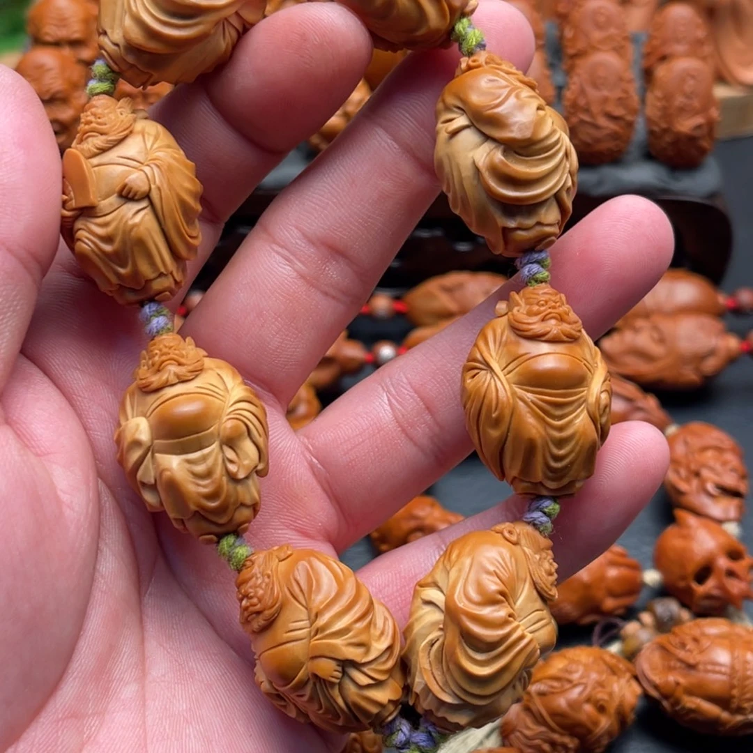 某***某橄榄核手串/手链钟馗