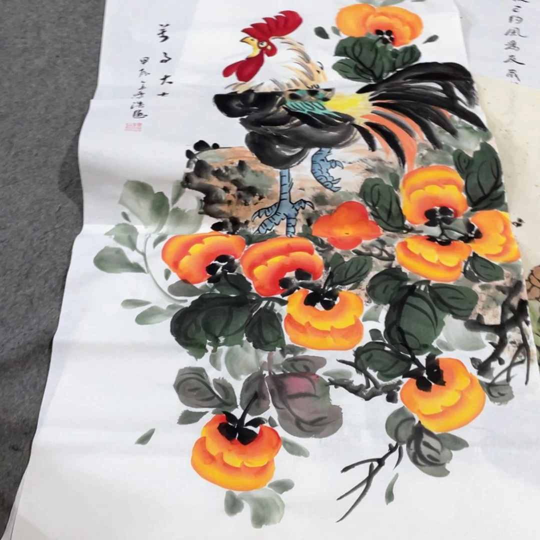 国画国画作品画心一张