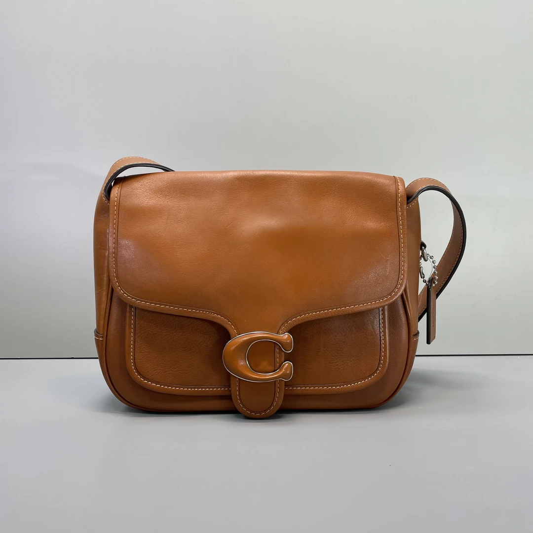 95新 COACH/蔻驰 小林/tabby26棕色斜挎包26*20*9cmB020611