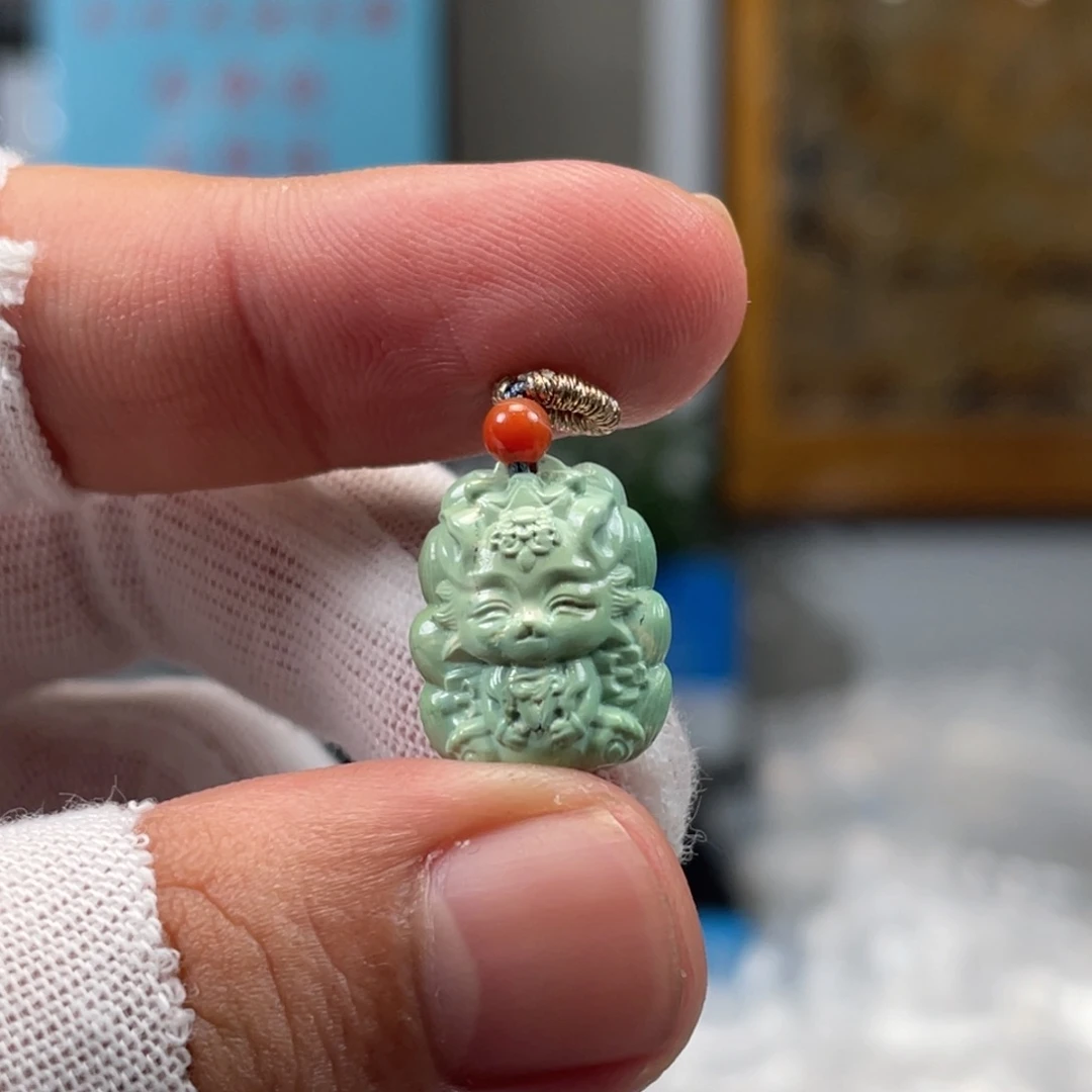 未镶嵌绿松石挂件
