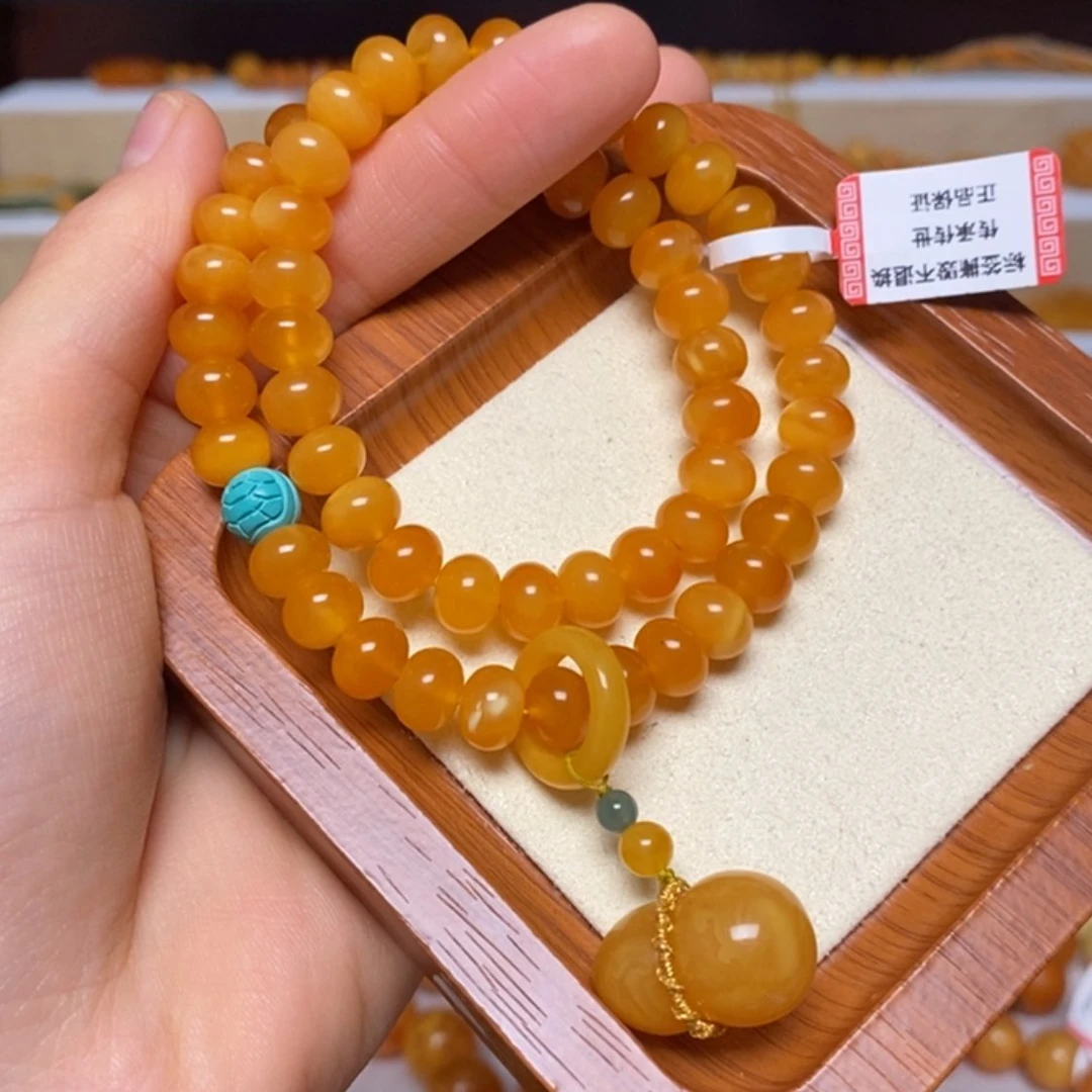 【闪购商品】未镶嵌蜜蜡手链手串