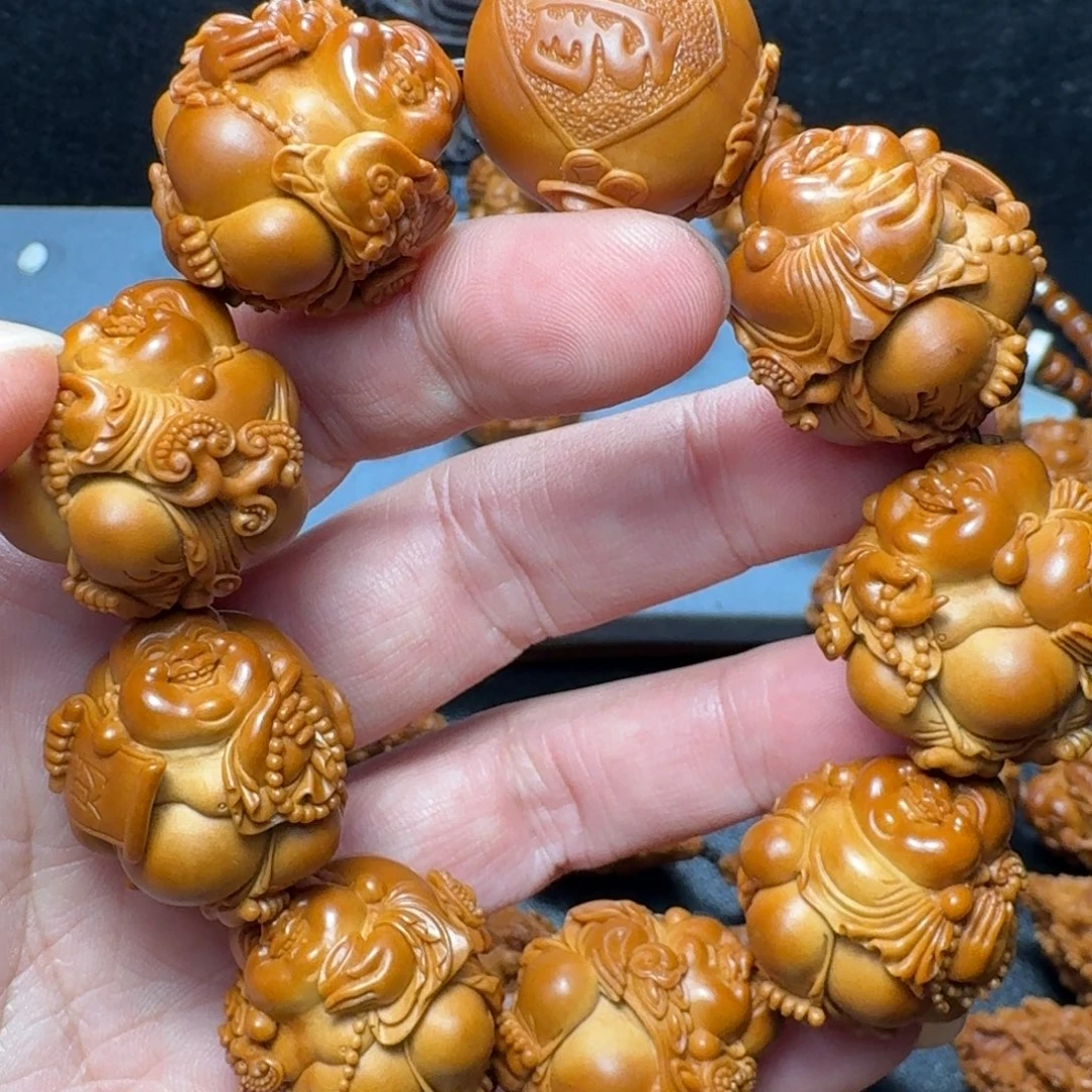 宇***航手串/手链橄榄核弥勒