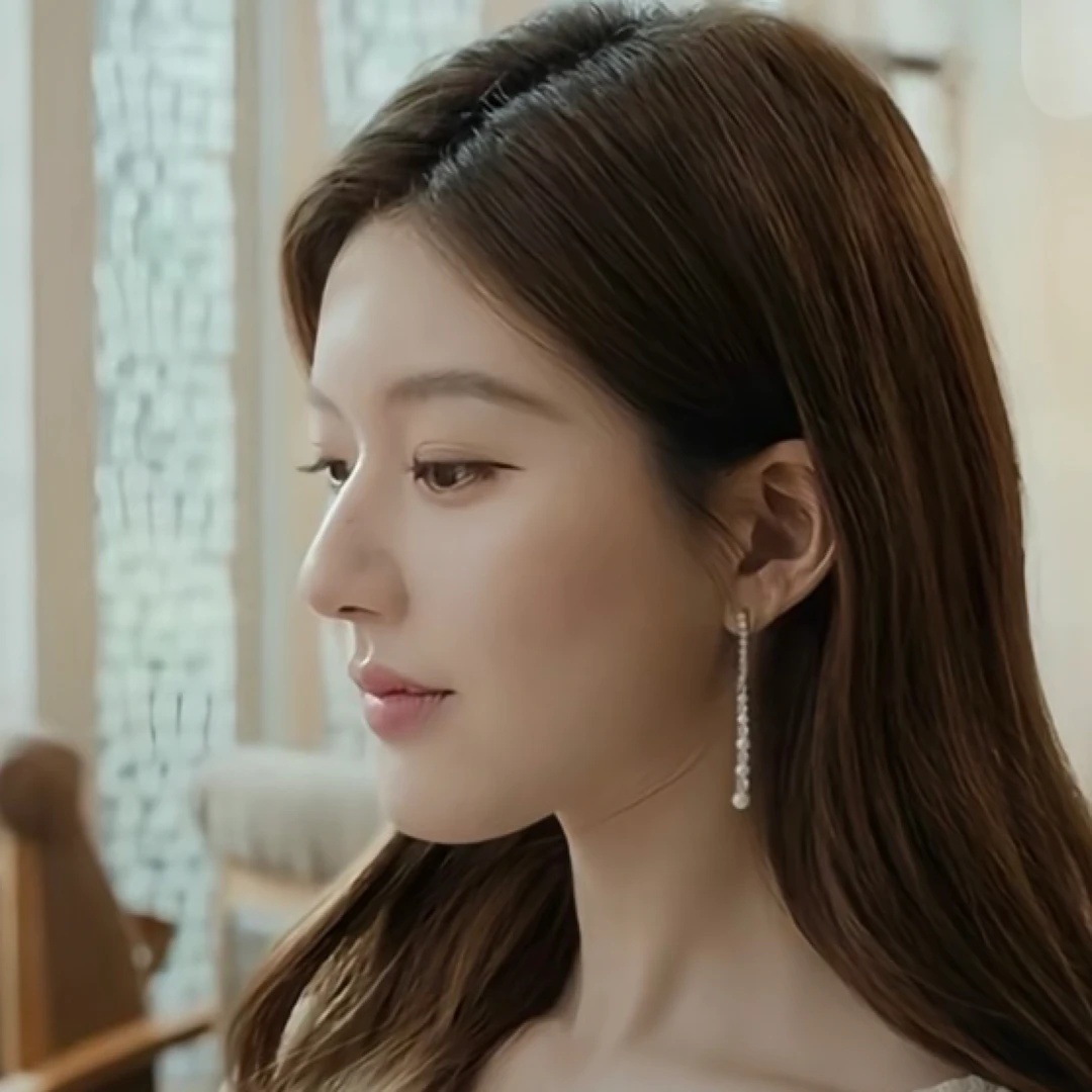 合金项链 许妍同款满镶时尚手工小众优雅长款气质耳环项链手链