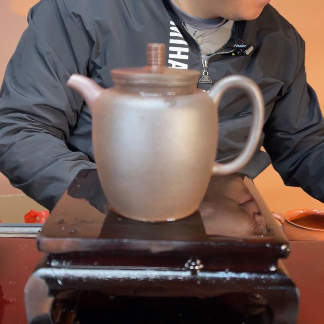 紫砂茶壶高端230cc紫泥高温橄榄