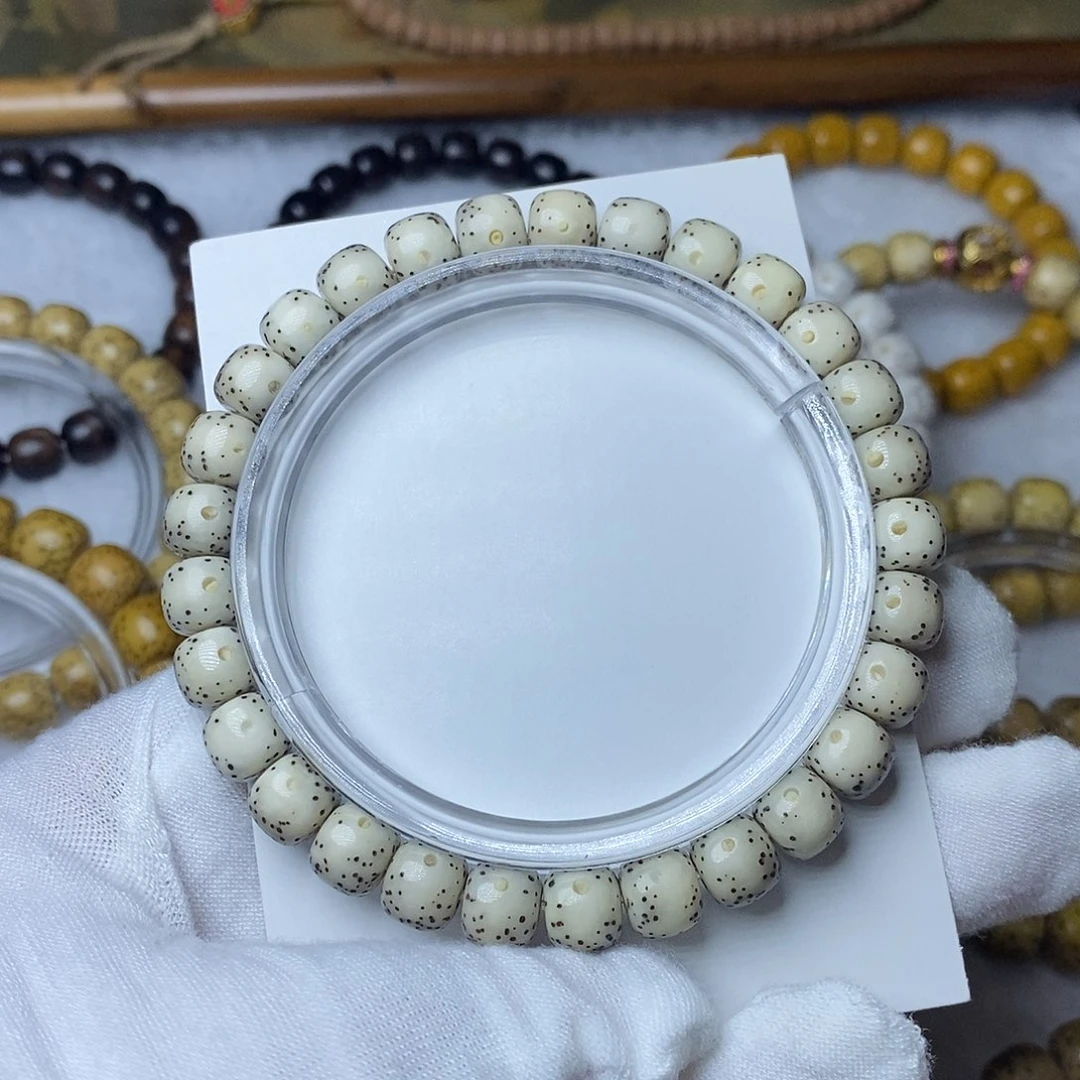 手串星月菩提87冰糖大留白