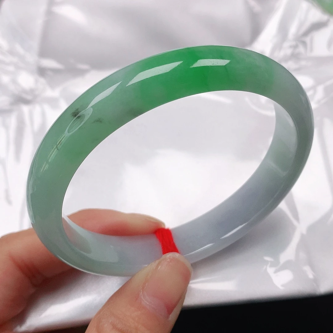 翡翠手镯（贵妃镯）未镶嵌天然翡翠手镯56