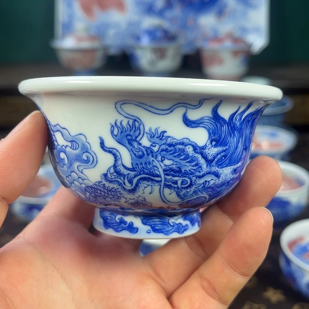 瓷片自成堂景德镇手工手绘