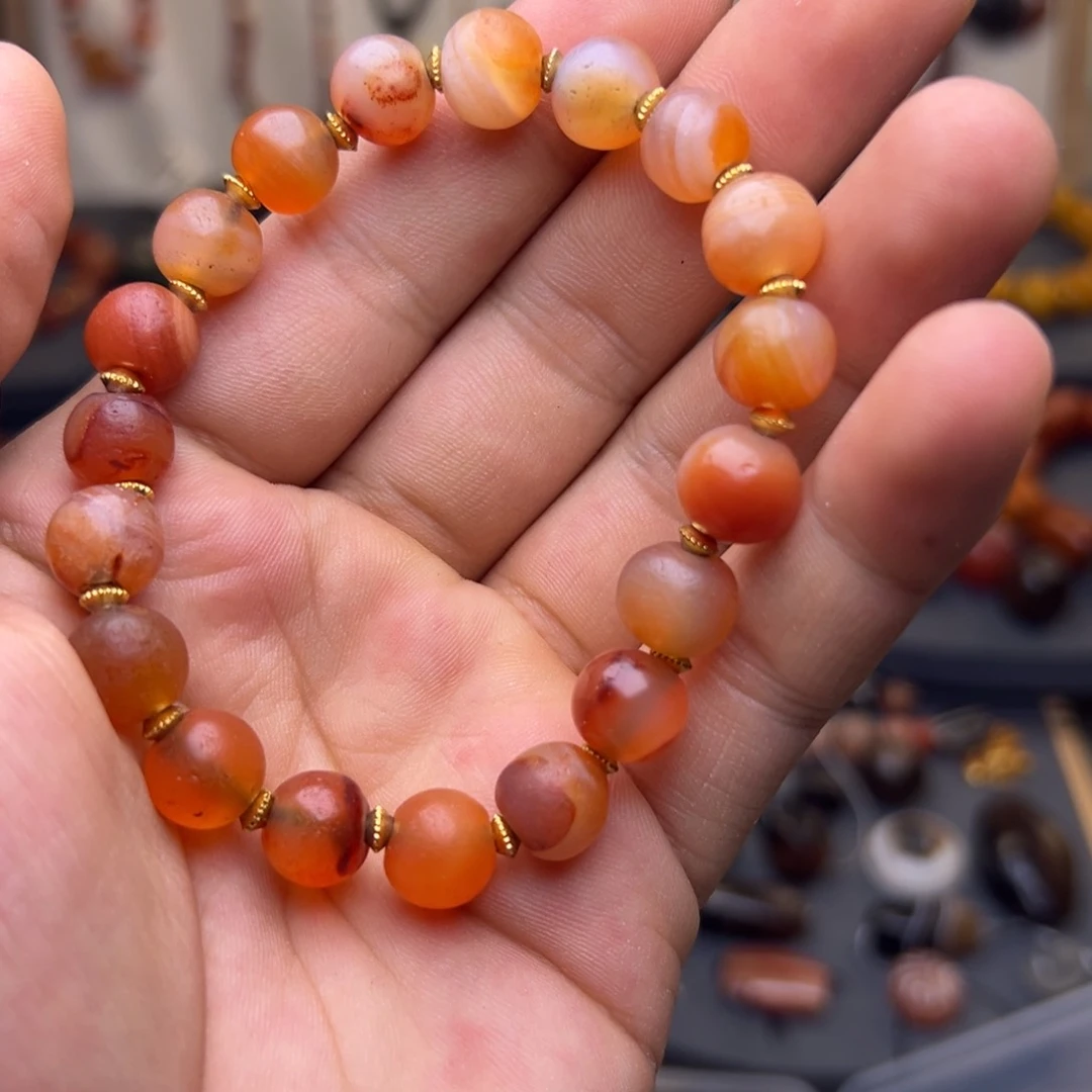 玛瑙/玉髓颈饰合金