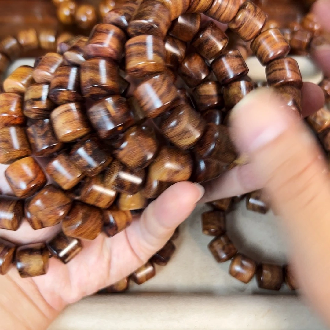 黄花梨/降香黄檀手串/手链15mm鼓珠