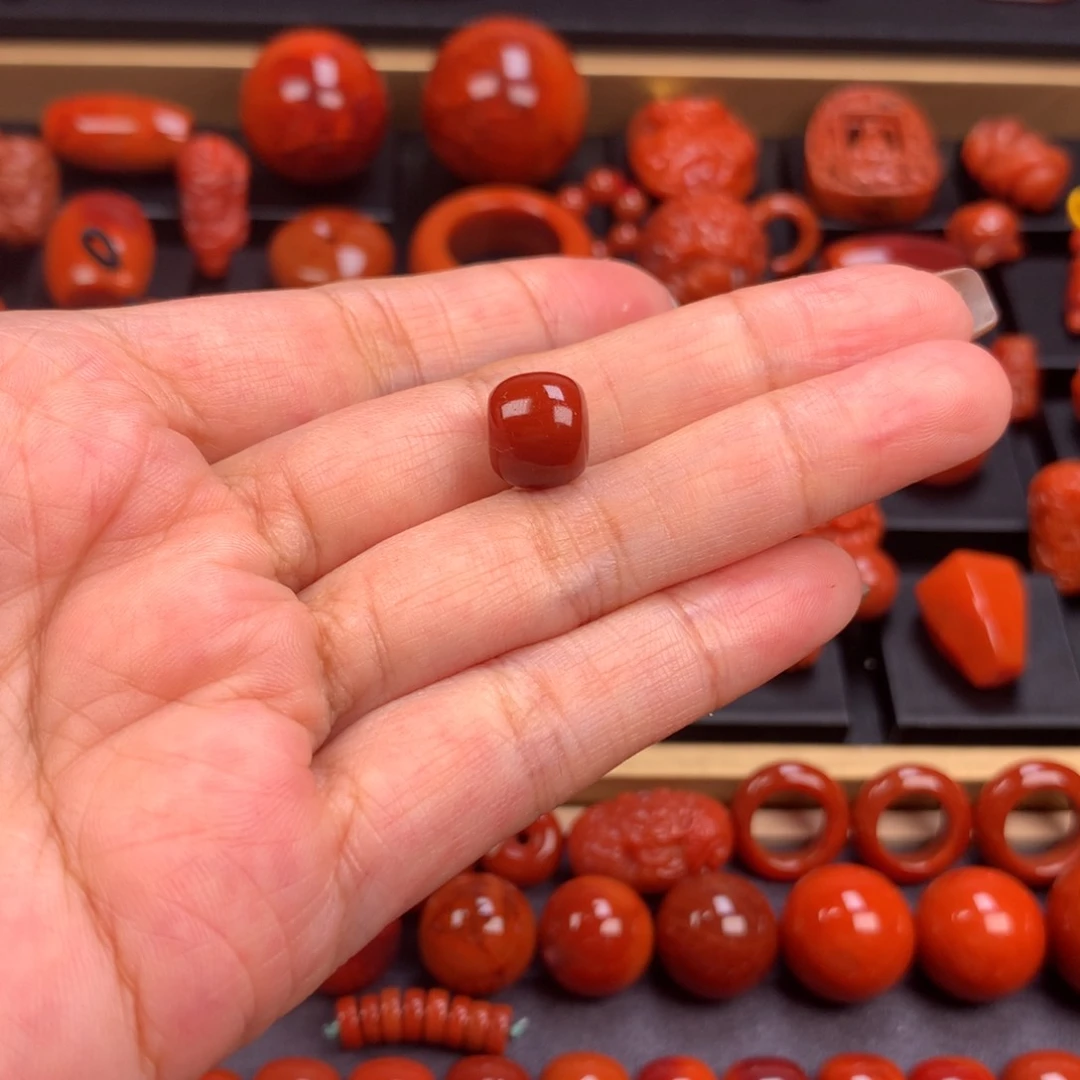 未镶嵌老型单珠10mm南红玛瑙