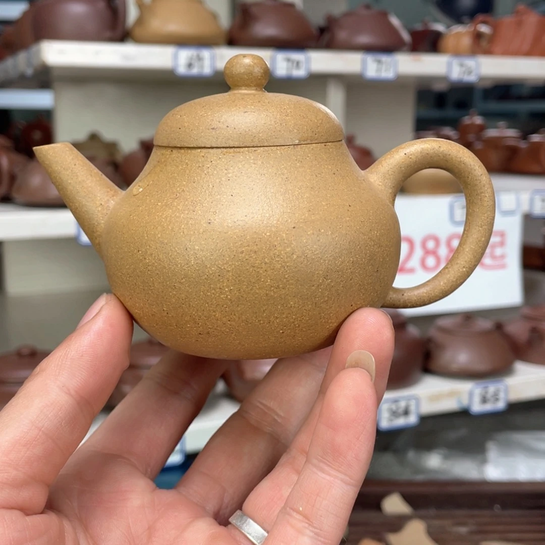 紫砂茶壶本山段泥全手工180毫升