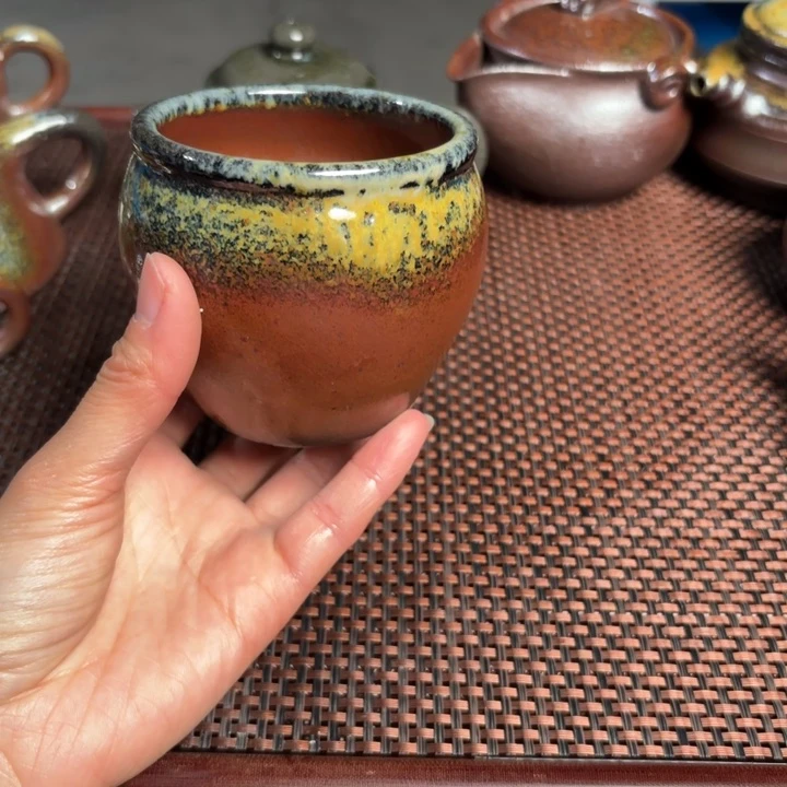 紫砂茶杯大水缸杯